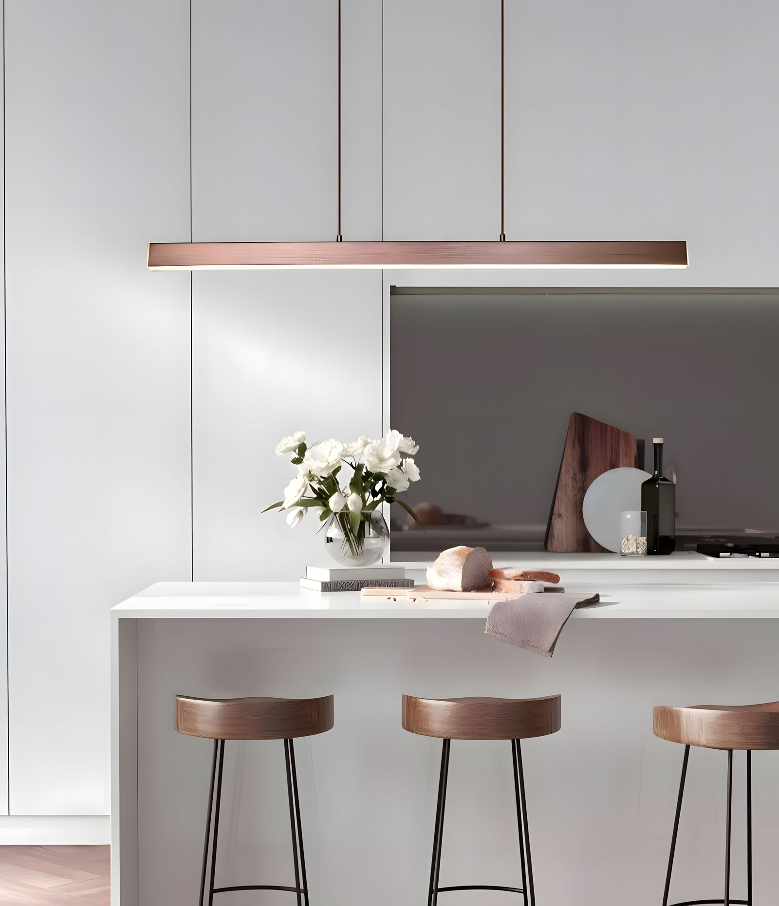 ZEN LINE (OPEN BOX)-Nordic Minimalist Linear Dimmable LED Pendant Light - Zenduce-ZENDUCE