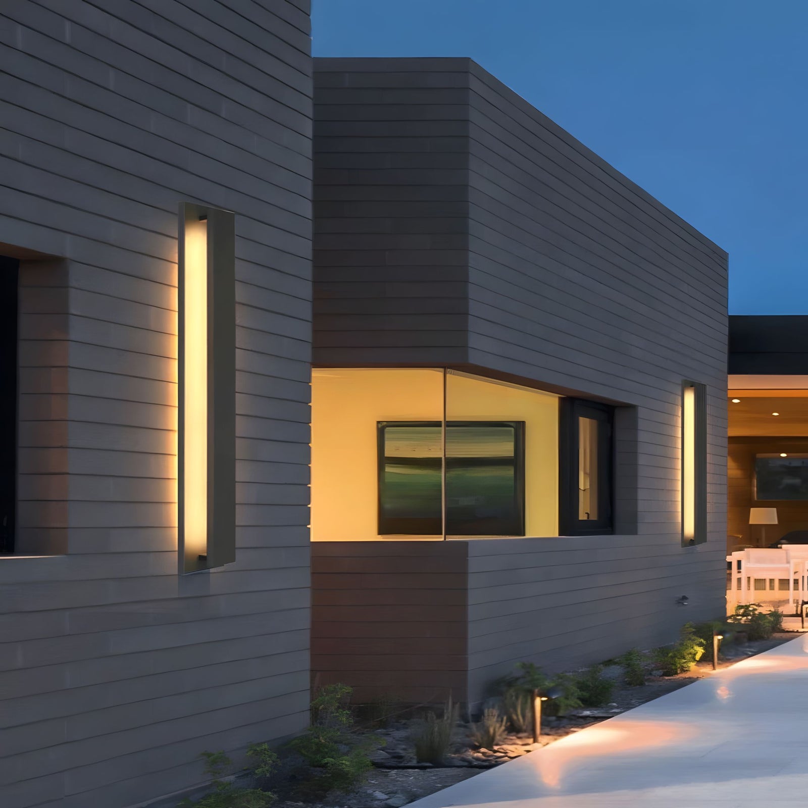 ZENTHA-Modern Linear Outdoor Sconce-ZENDUCE