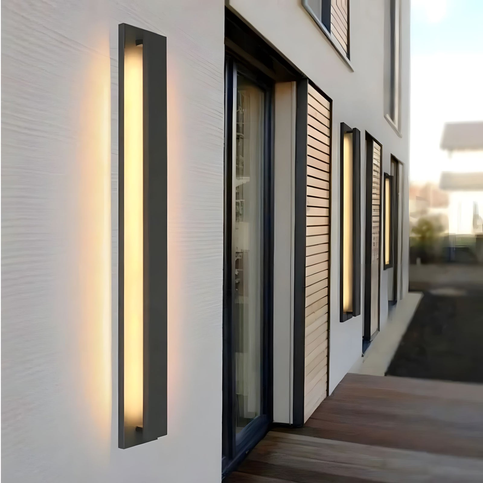 ZENTHA-Modern Linear Outdoor Sconce-ZENDUCE