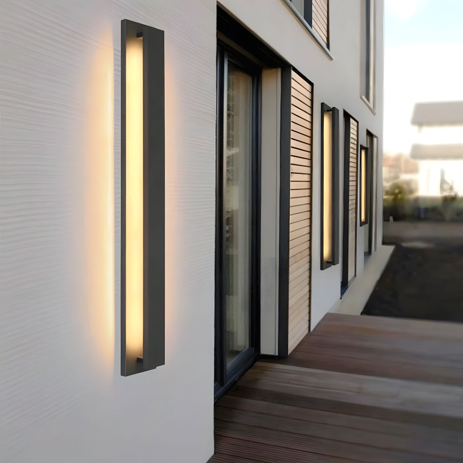 ZENTHA-Modern Linear Outdoor Sconce-ZENDUCE