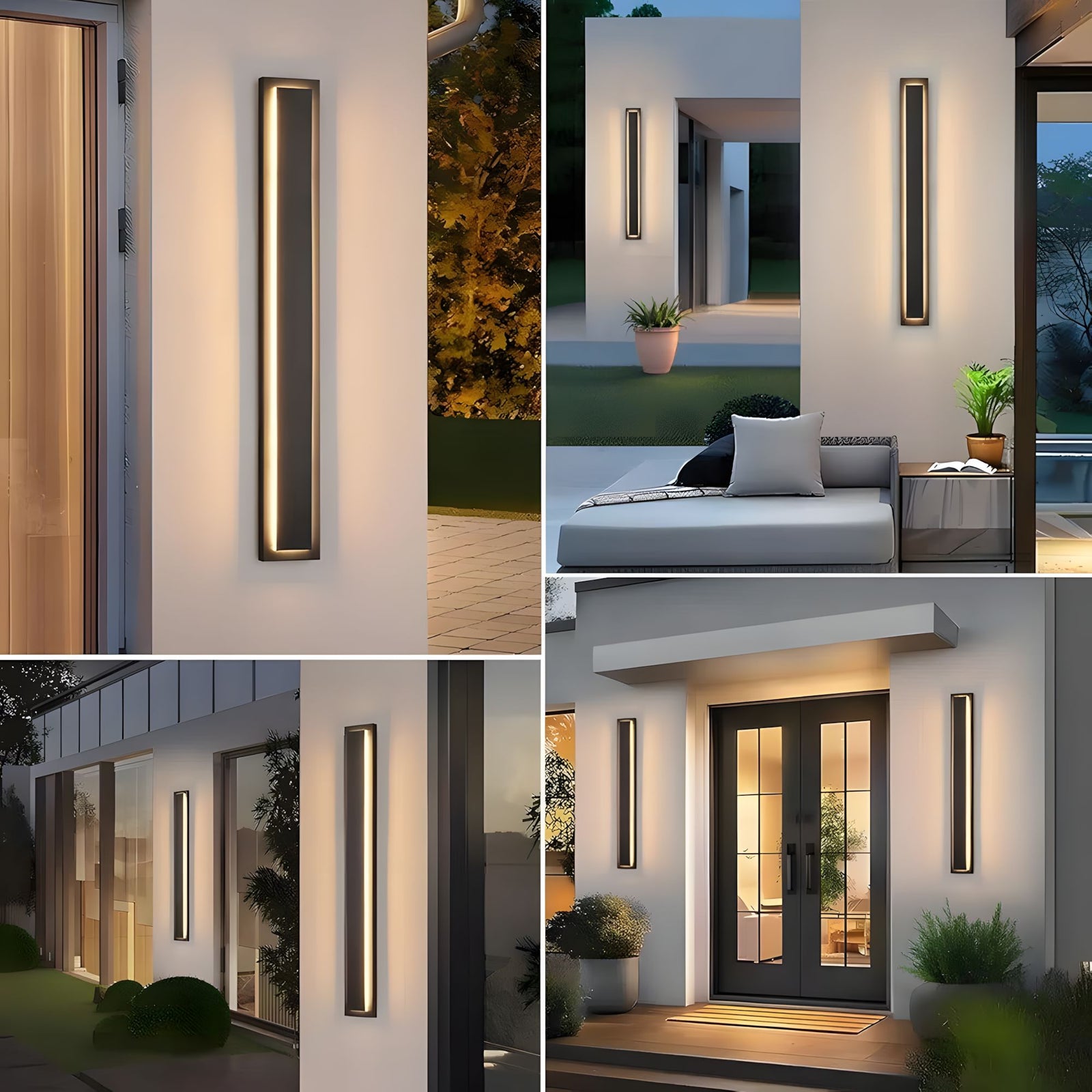ZENTHA-Modern Linear Outdoor Sconce-ZENDUCE