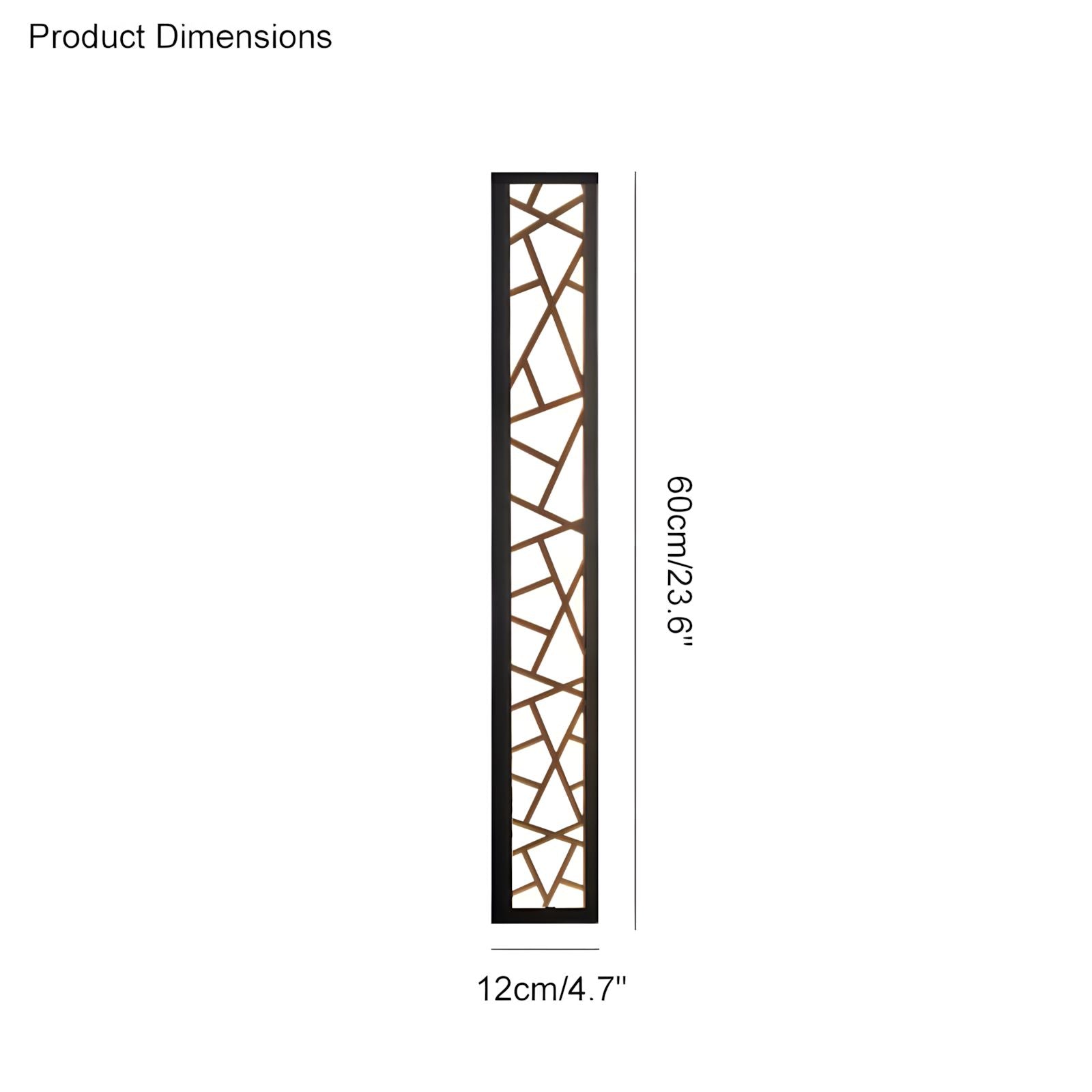ZYLEN-Linear Outdoor Dimmable Wall Light-ZENDUCE