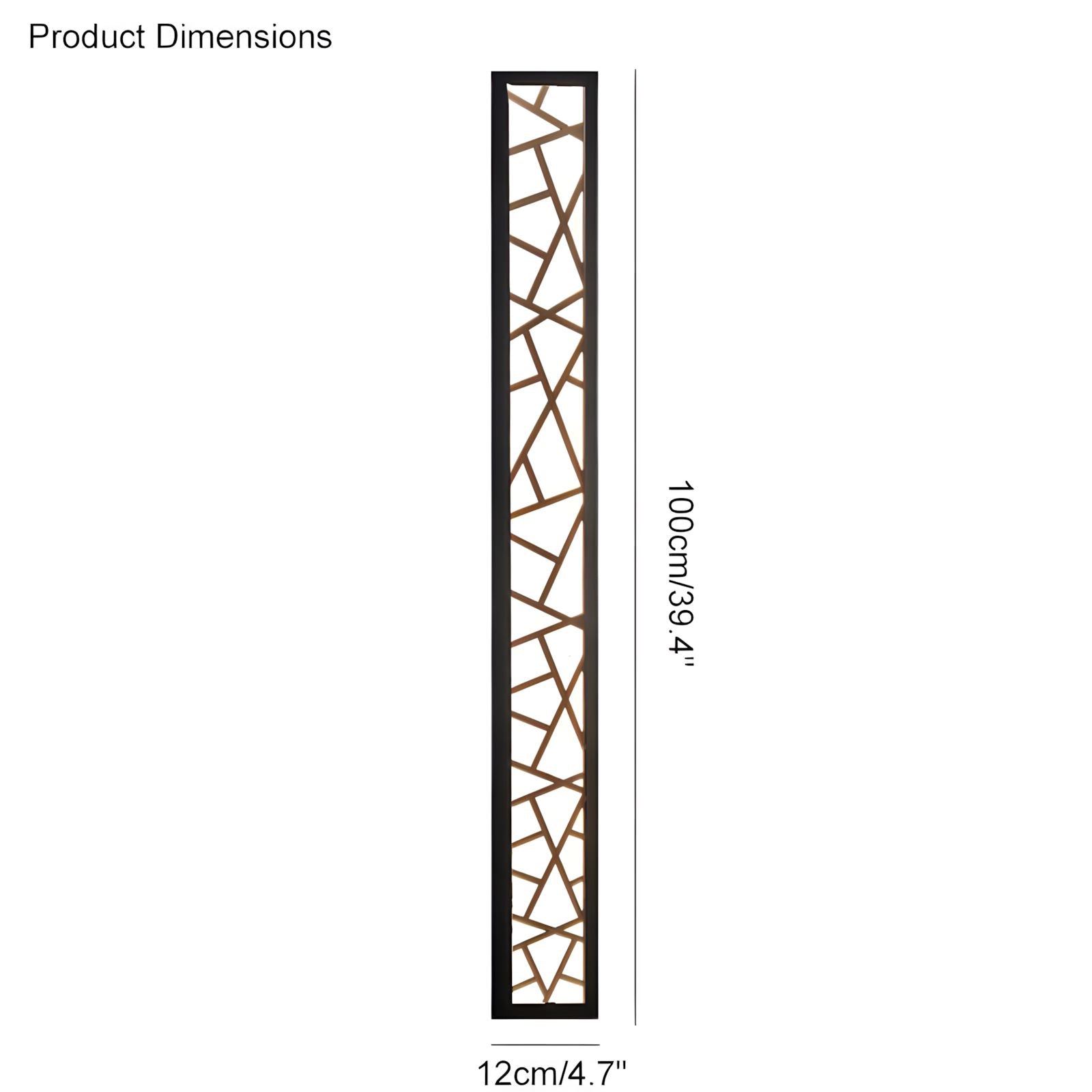 ZYLEN-Linear Outdoor Dimmable Wall Light-ZENDUCE
