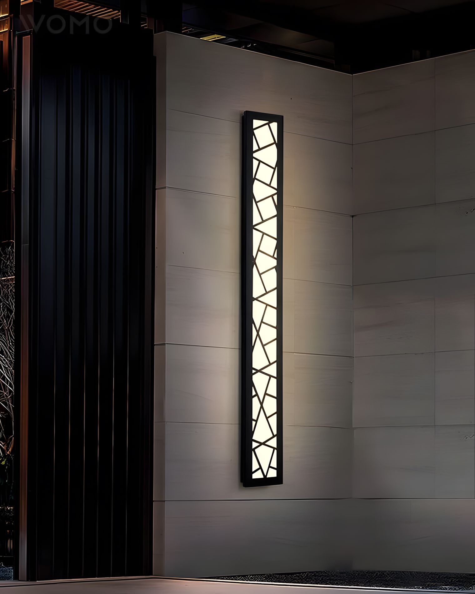 ZYLEN-Linear Outdoor Dimmable Wall Light-ZENDUCE