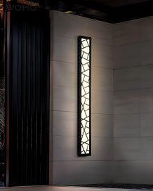 ZYLEN-Linear Outdoor Dimmable Wall Light-ZENDUCE