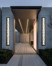 ZYLEN-Linear Outdoor Dimmable Wall Light-ZENDUCE