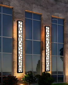 ZYLEN-Linear Outdoor Dimmable Wall Light-ZENDUCE