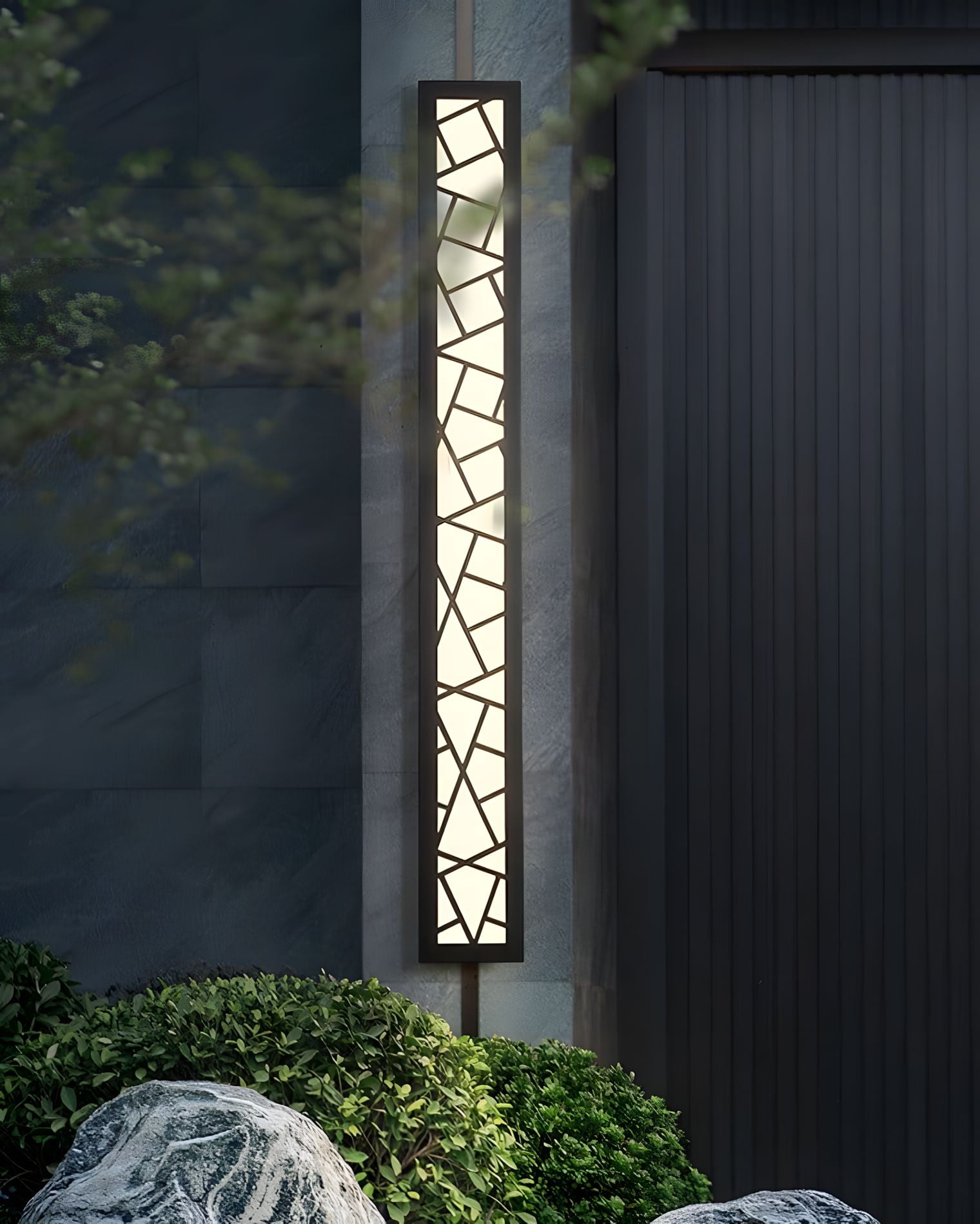 ZYLEN-Linear Outdoor Dimmable Wall Light-ZENDUCE