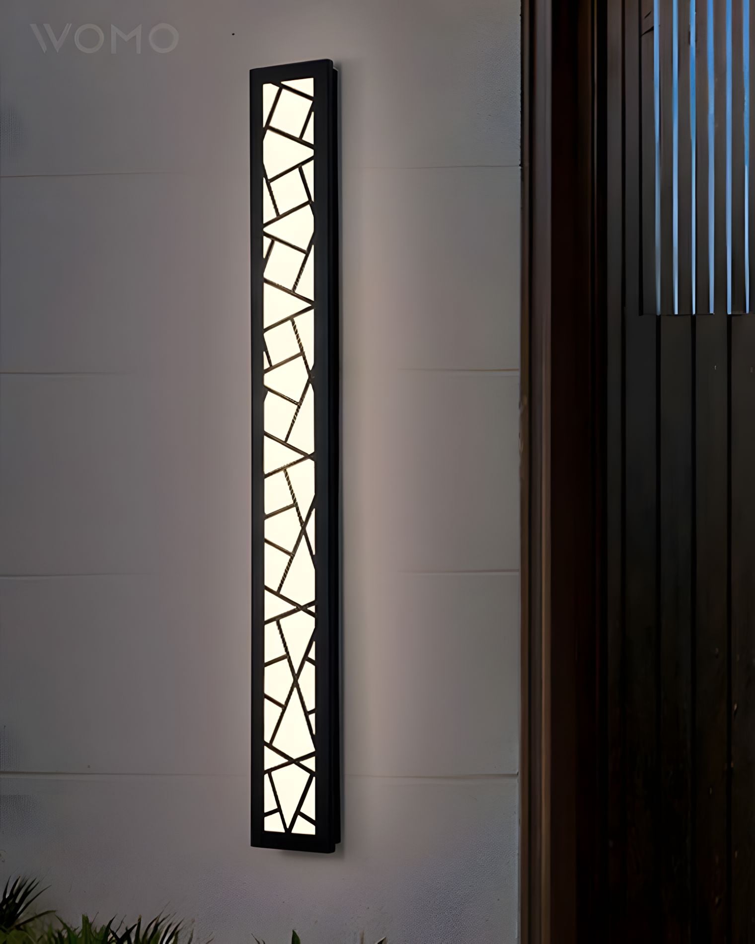 ZYLEN-Linear Outdoor Dimmable Wall Light-ZENDUCE