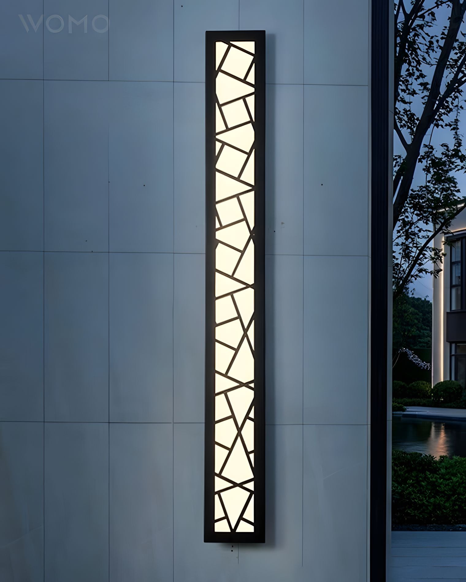 ZYLEN-Linear Outdoor Dimmable Wall Light-ZENDUCE