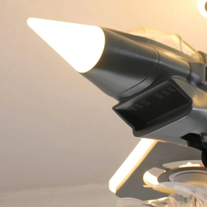 Airplane Ceiling Light with Fan for Kids Room