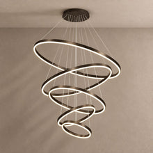 ALINA chandelier on mushroom taupe with soft natural shadows