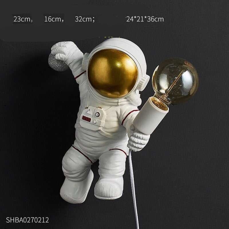 Astronaut Model Night Light Resin Bedside Table Lamp