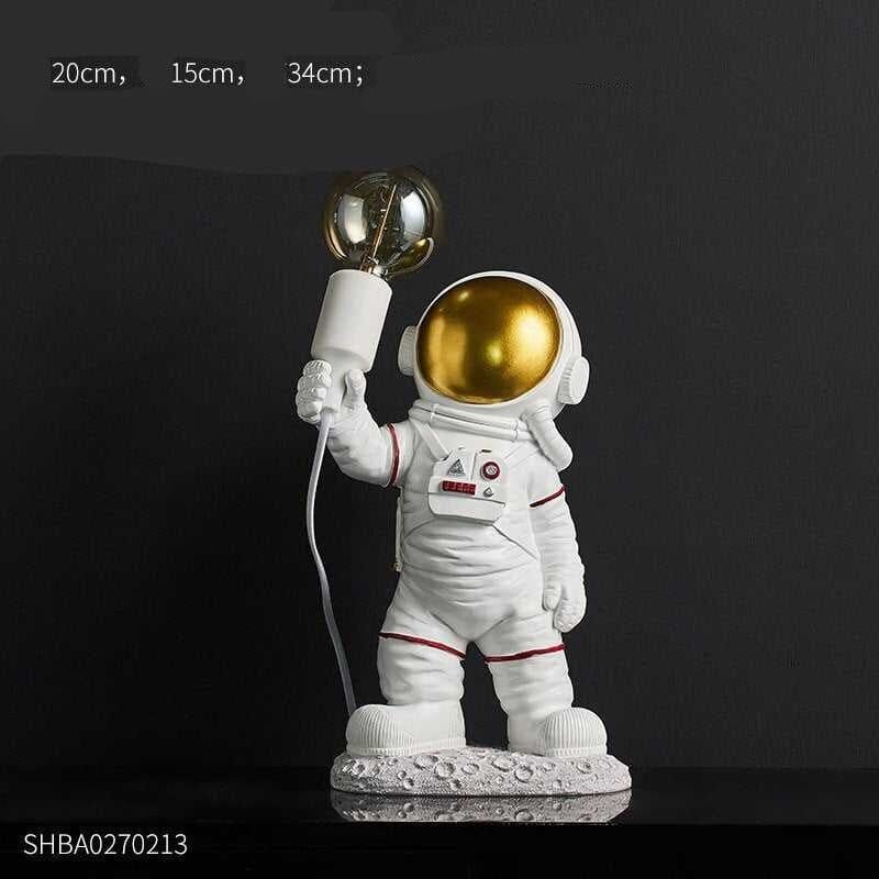 Astronaut Model Night Light Resin Bedside Table Lamp