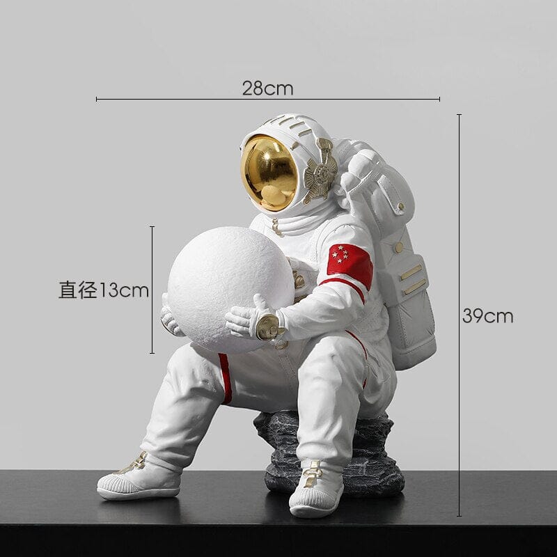 Astronaut Sculpture Statue Light: Unique, Decorative Piece