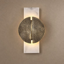 AURELIA lighting on mushroom taupe plaster with natural shadows