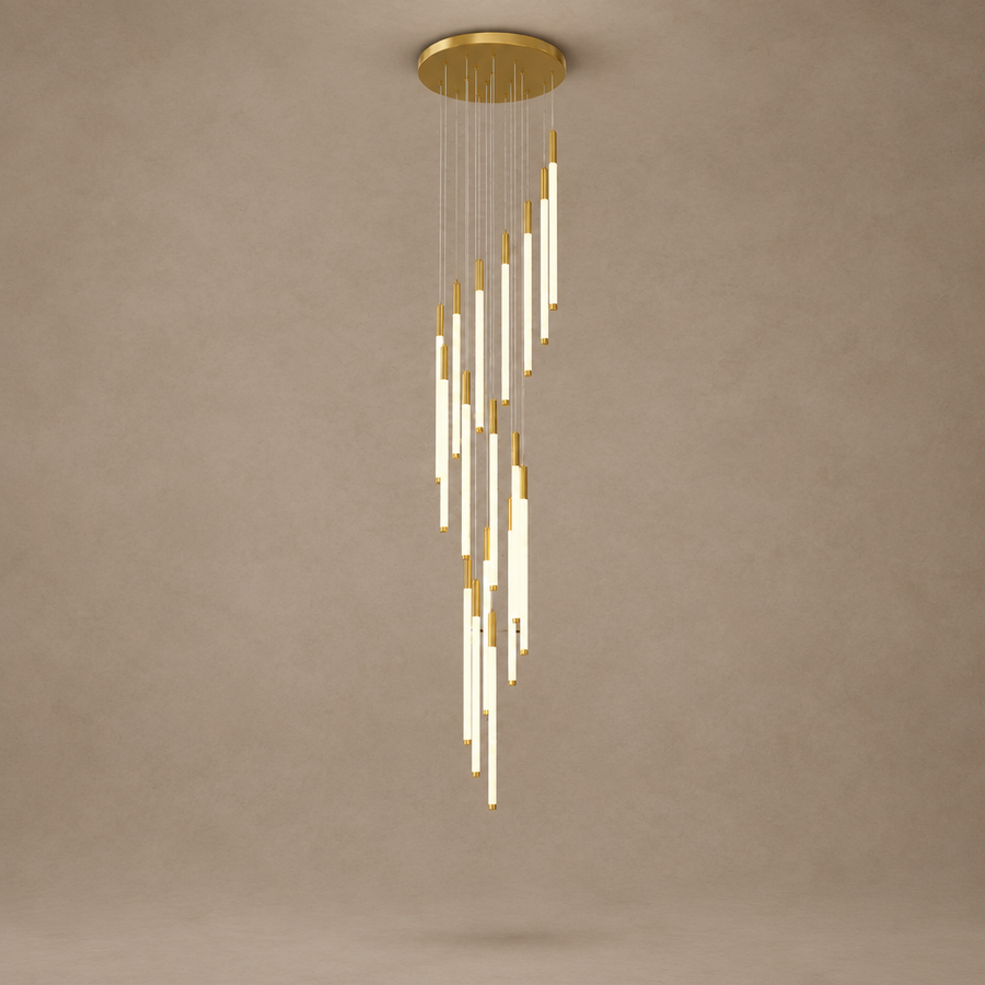 AVELLE on mushroom taupe background