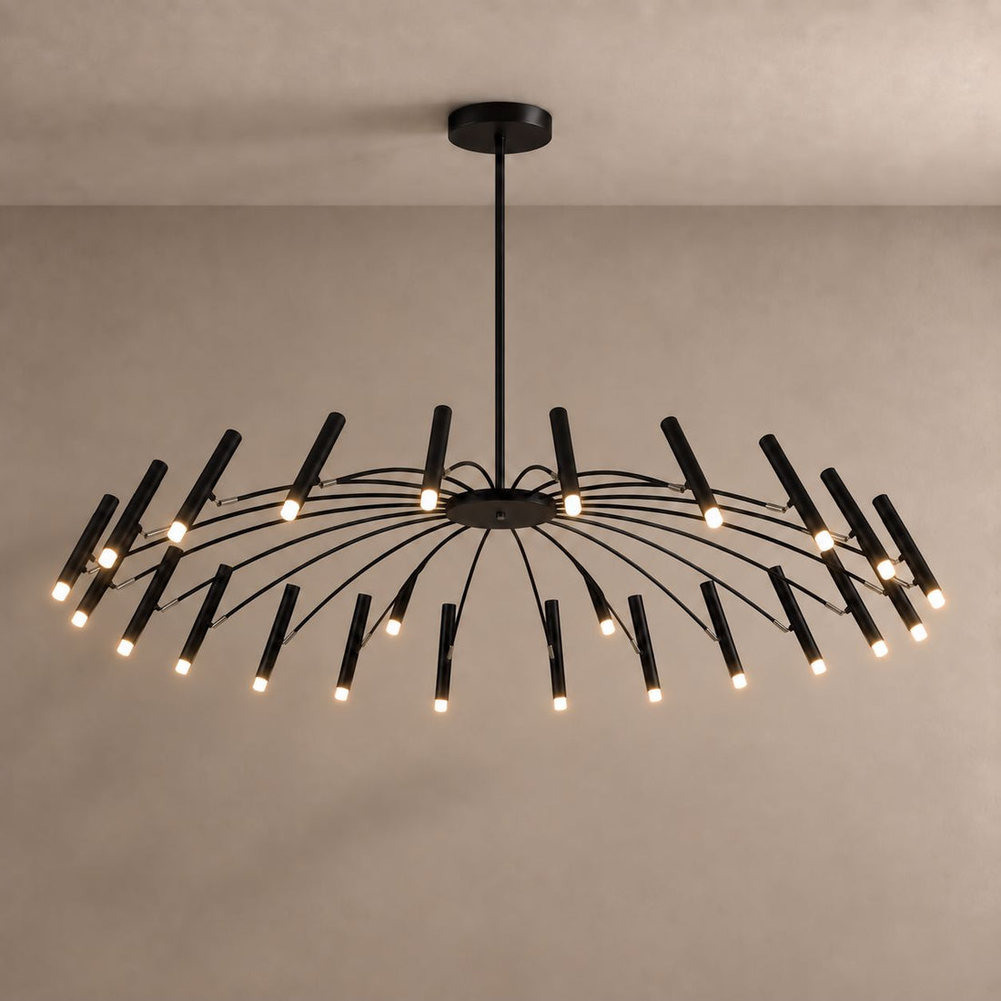 BLOOM lighting on mushroom taupe with natural shadows