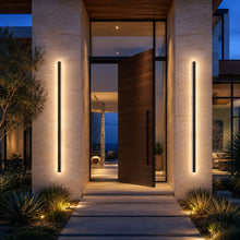 Extra-long Bolt Light Sensor fixtures on a villa entrance