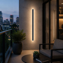 Bolt Light Sensor illuminating a modern apartment balcony