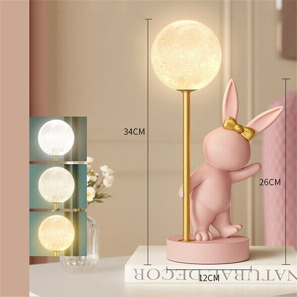 Bunny Rabbit Table Lamp for Kids Room - Main Image