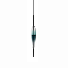 NERINA - A Spindle blue-green gradient glass pendant product view