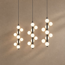 ELVIA lighting on a mushroom taupe background with natural shadows