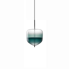 NERINA - B Cup blue-green gradient glass pendant product view