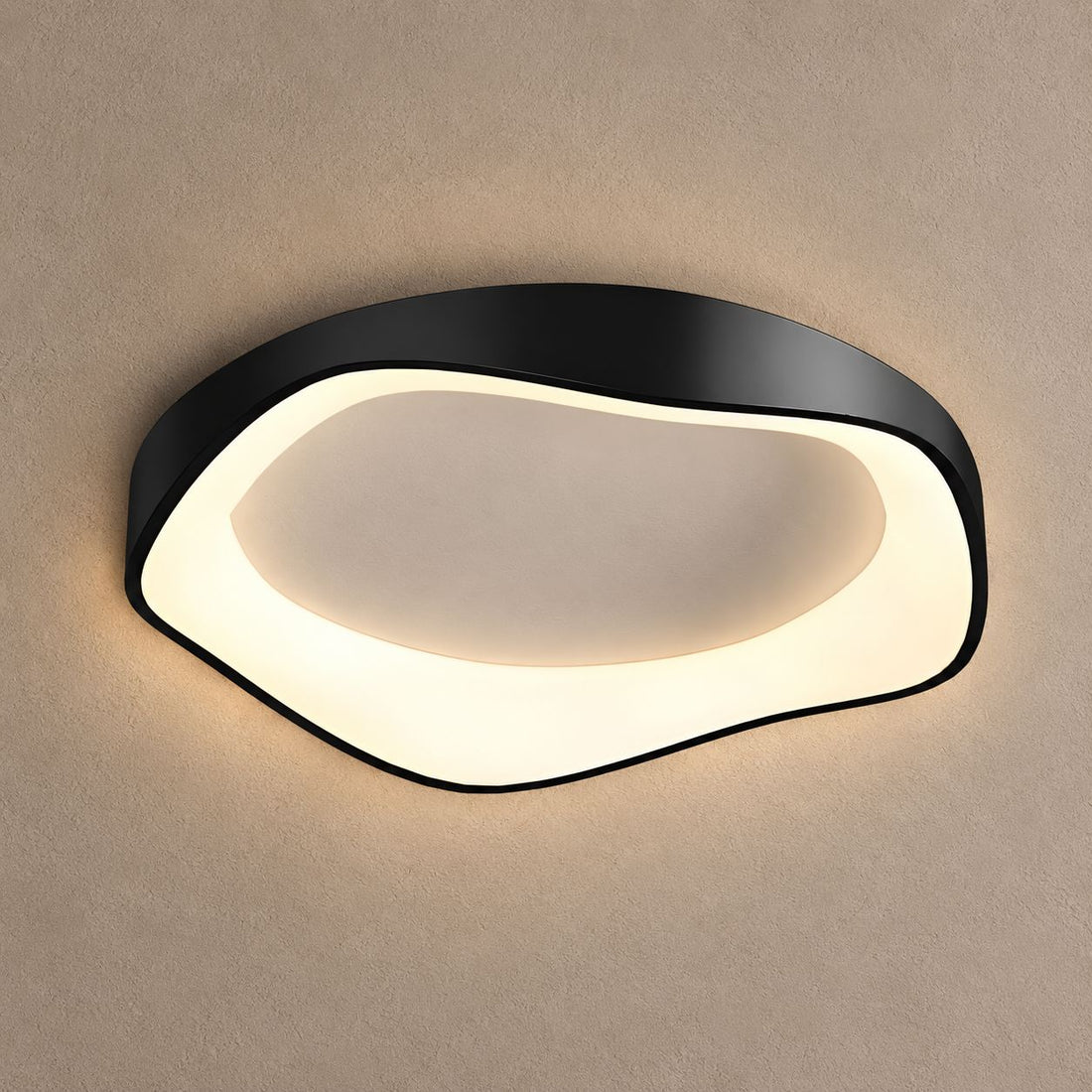 FLAIR lighting on mushroom taupe with natural shadows