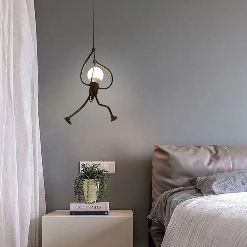 Hangman Climbing Pendant Lamp