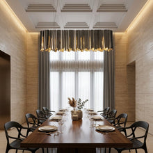 LUNA Rectangle Chandelier — Luxury Dining