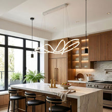 LYRA Geometric Chandelier — Luxury Kitchen Island