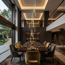FARA 20 Lights Staircase Chandelier – dining room