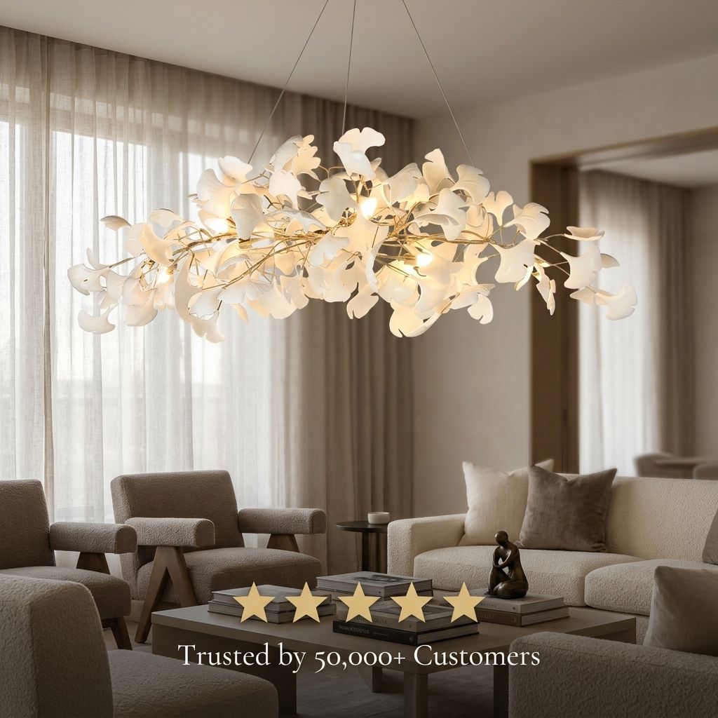 Gingko Folia Chandelier - trusted by customers