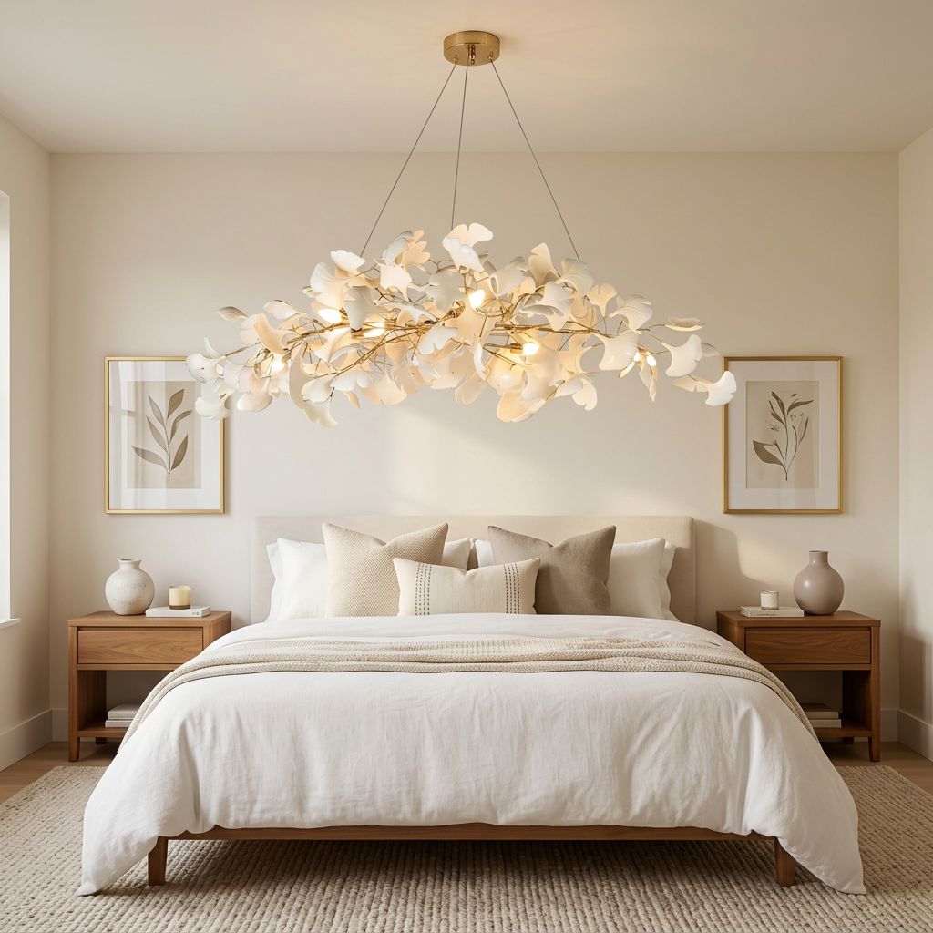 Gingko Folia Small 39in - master bedroom lifestyle