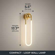 CIRA Compact 17.7in Brass — Dimensions