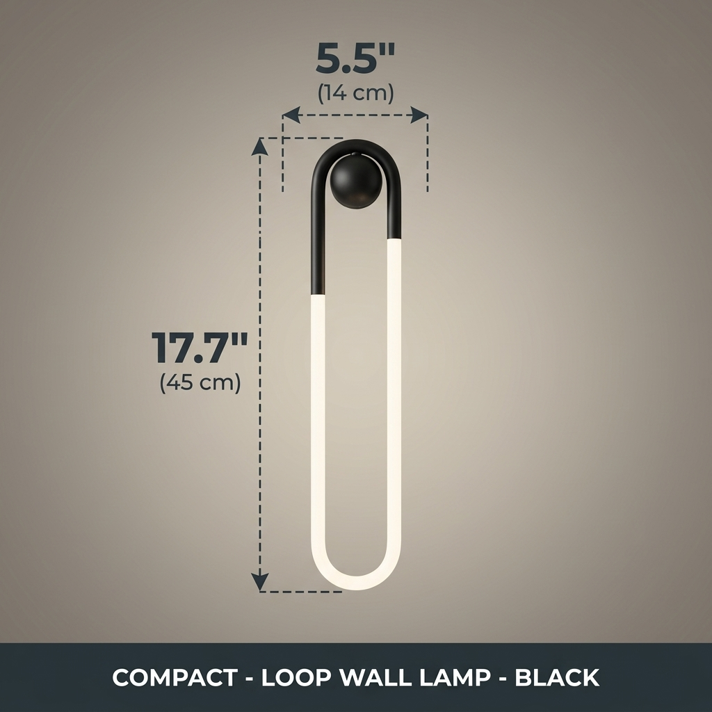 CIRA Compact 17.7in Black — Dimensions