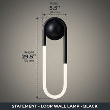 CIRA Statement 29.5in Black — Dimensions