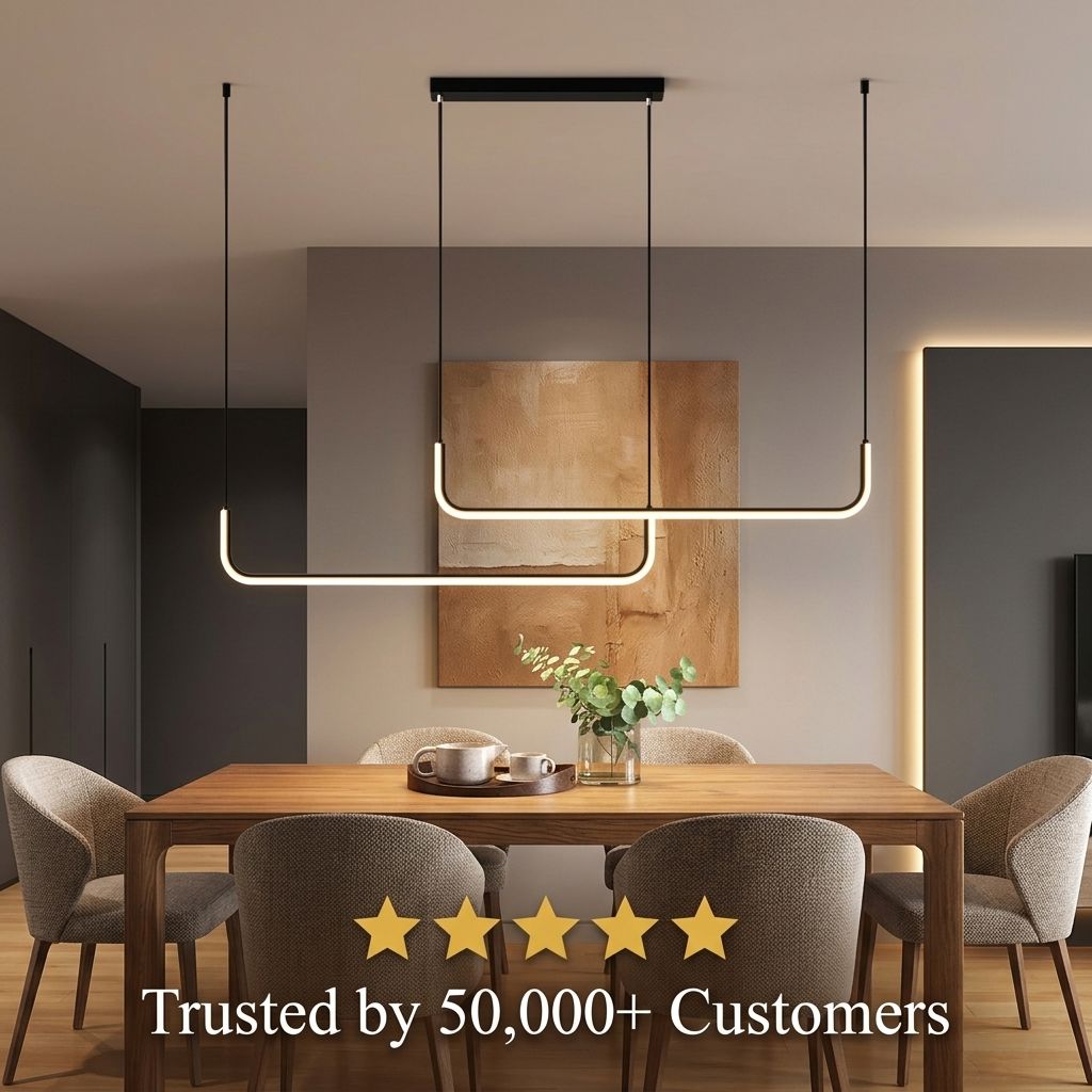 STRIA Linear Pendant Light - Trusted by 50000 Customers