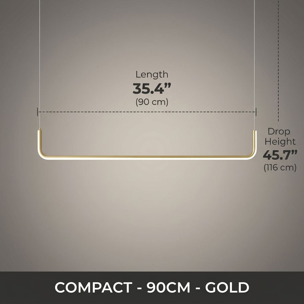 STRIA 90cm Gold - Dimensions