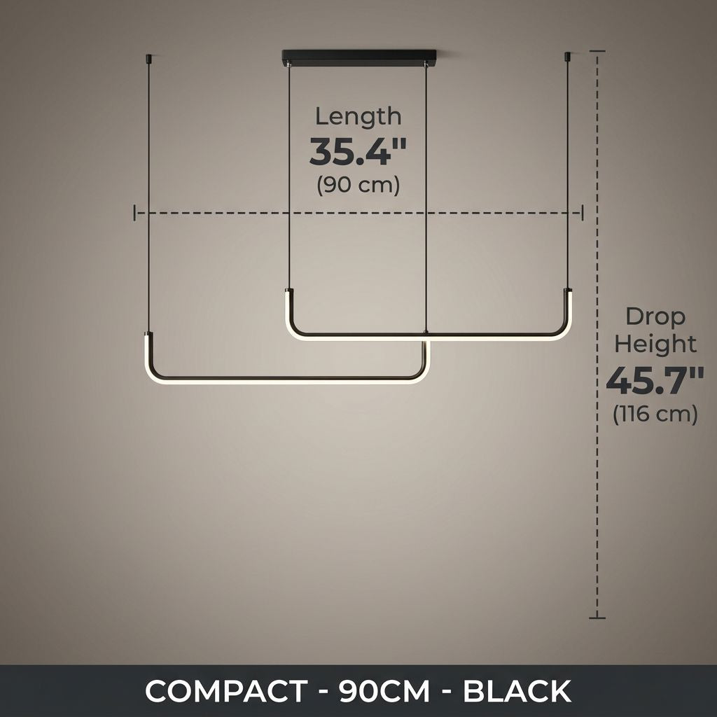 STRIA 90cm Black - Dimensions