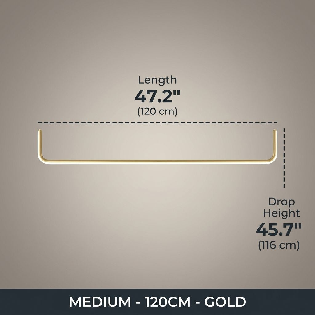 STRIA 120cm Gold - Dimensions