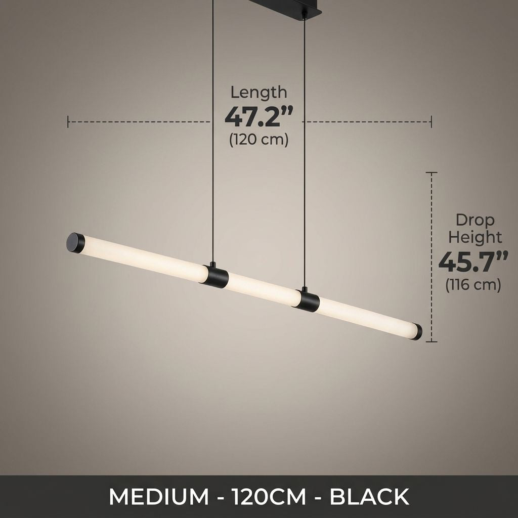 STRIA 120cm Black - Dimensions