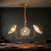 AMARY Flower Chandelier - Moody Dining Room Hero