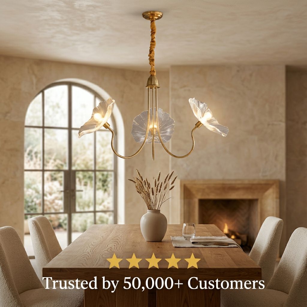 AMARY Flower Chandelier - Trusted by 50000 Customers