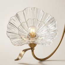 AMARY Flower Chandelier - Clear Glass Detail