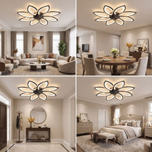 AERO fan shown in living room, dining room, foyer and formal bedroom