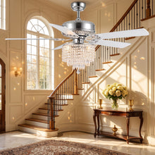 WHIRL fan in grand foyer angled view