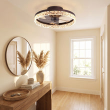 TWIST fan in entryway angled view