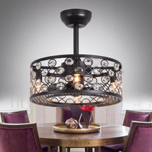 DRIFT ceiling fan hero product photo on grey studio background